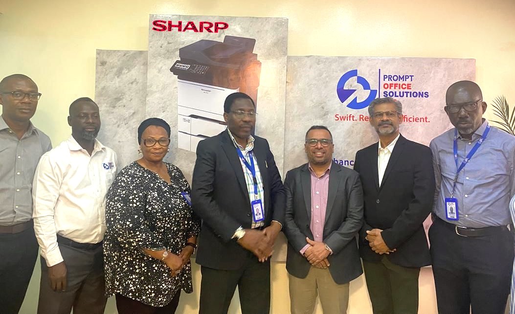 SHARP Partners Visit Prompt Office Solutions Nigeria
